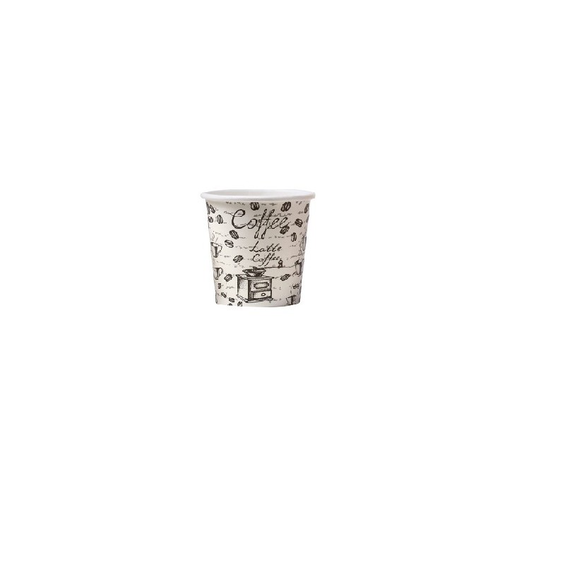 BICCHIERE IN CARTA CAFFE' SINGLE WALL 3 OZ PZ 50