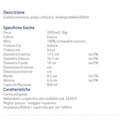 INSALATIERA 850 ML PZ 40