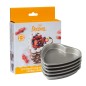 SET 5 STAMPI CUORE Ø 15 X 2 H CM PER TORTE A STRATI