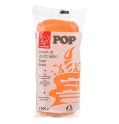 PANETTO PASTA ZUCCHERO POP ARANCIO PASTELLO 1 KG