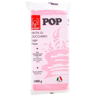 PANETTO PASTA ZUCCHERO POP ROSA CONFETTO 1 KG