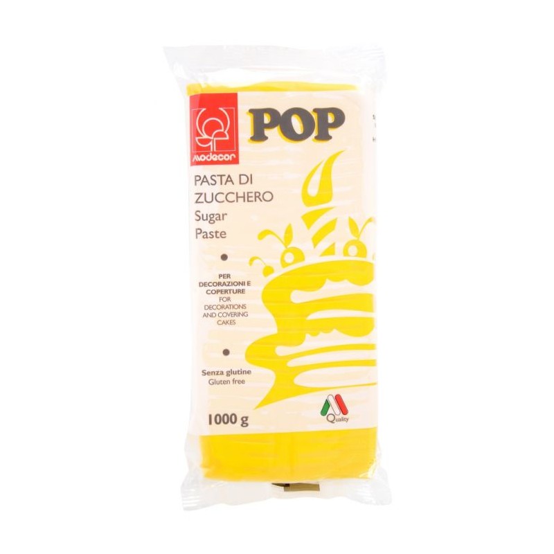 PANETTO PASTA ZUCCHERO POP GIALLO SOLE 1 KG