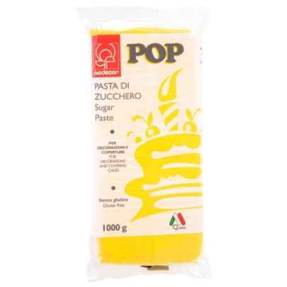 PANETTO PASTA ZUCCHERO POP GIALLO SOLE 1 KG