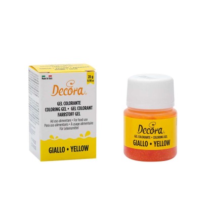 GEL COLORANTE DECORA GIALLO 28G