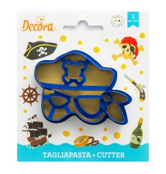 TAGLIAPASTA MASCHERA PIRATA PLASTICA