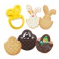 SET 2 TAGLIAPASTA CESTINO E BUNNY PLASTICA