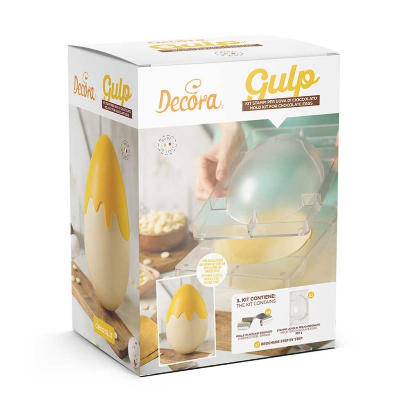 KIT GULP 2 STAMPI UOVA 250 G CON 4 MOLLE