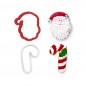 SET 2 TAGLIAPASTA BABBO NATALE E CANDY