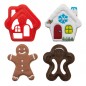 SET 2 TAGLIAPASTA GINGERBREAD MAN & HOUSE