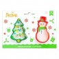 SET 2 TAGLIAPASTA BABBO NATALE E PUPAZZO DI NEVE