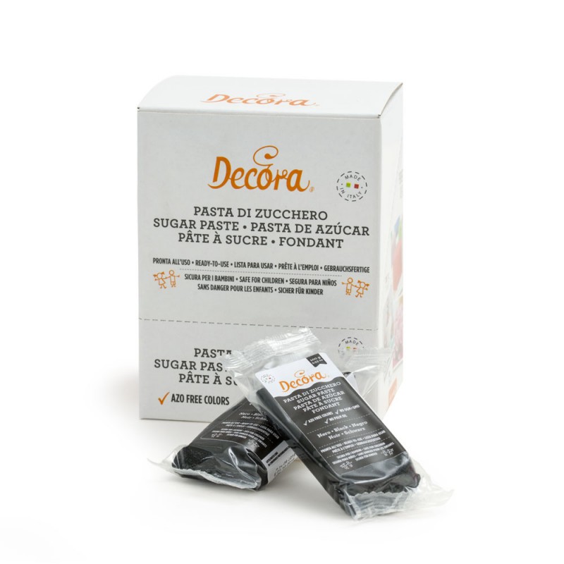 PASTA DI ZUCCHERO NERO 100 GR