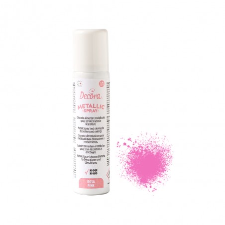 SPRAY METALLIZ. ROSA 75 ML NO E171