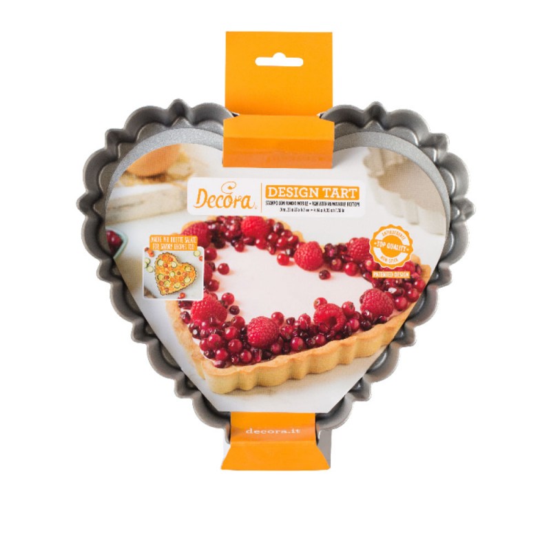 STAMPO CROSTATA CUORE FONDO MOBILE 25X23X3 ANTIAD.