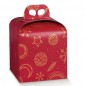 SCATOLA PANETTONE RED UNIVERSE 200X200X180 MM