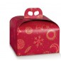 SCATOLA PANETTONE 245X245X130 RED UNIVERSE