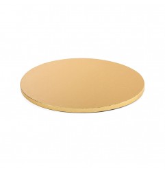 CAKEBOARD GOLD Ø 36 H 1,2 INCH