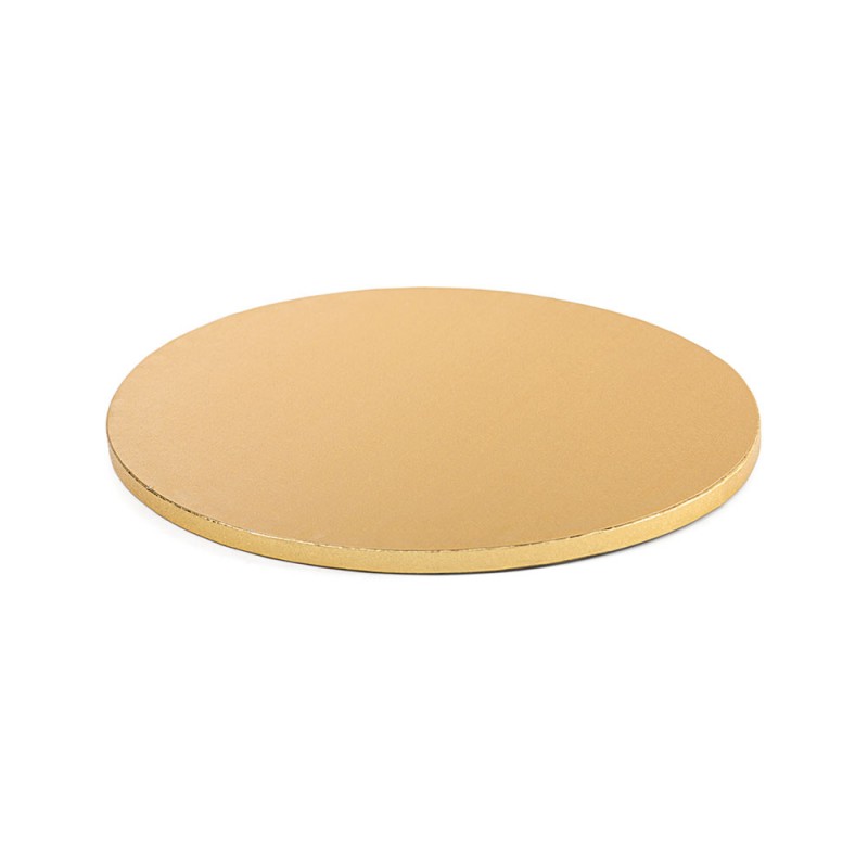 CAKEBOARD GOLD Ø 36 H 1,2 INCH