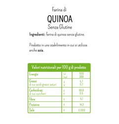 FARINA DI QUINOA SENZA GLUTINE DA 200 GR