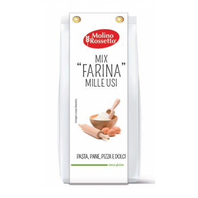 MIX FARINA MILLE USI 500 GR MOLINO ROSSETTO SENZA GLUTINE