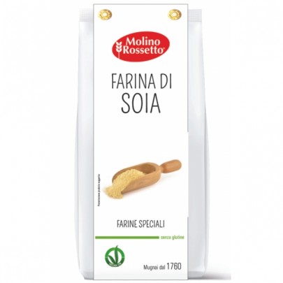 FARINA DI SOIA VEGAN 400 GR MOLINO ROSSETTO SENZA GLUTINE